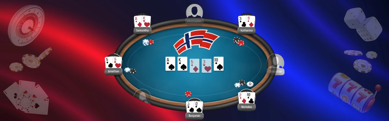 Beste online poker kasinoer i norge