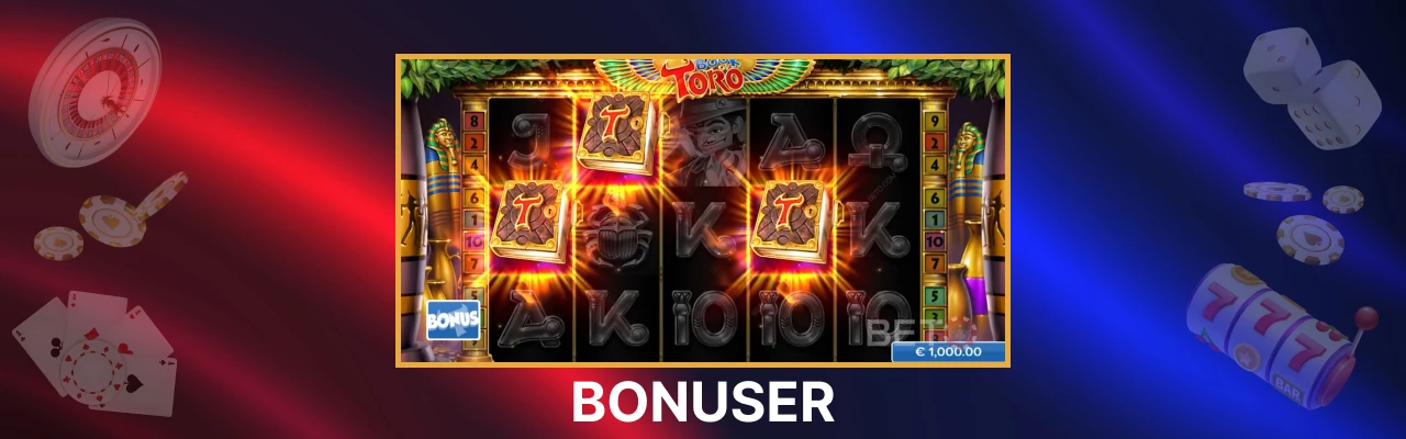 Spilleautomaten book of toro gratis spill