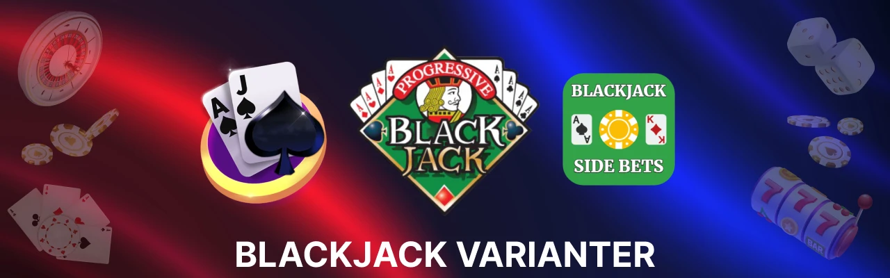 Live blackjack varianter