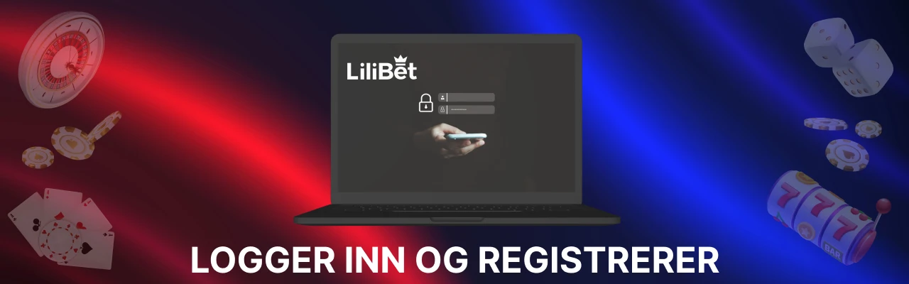 Logger inn og registrerer deg hos lilibet live casino