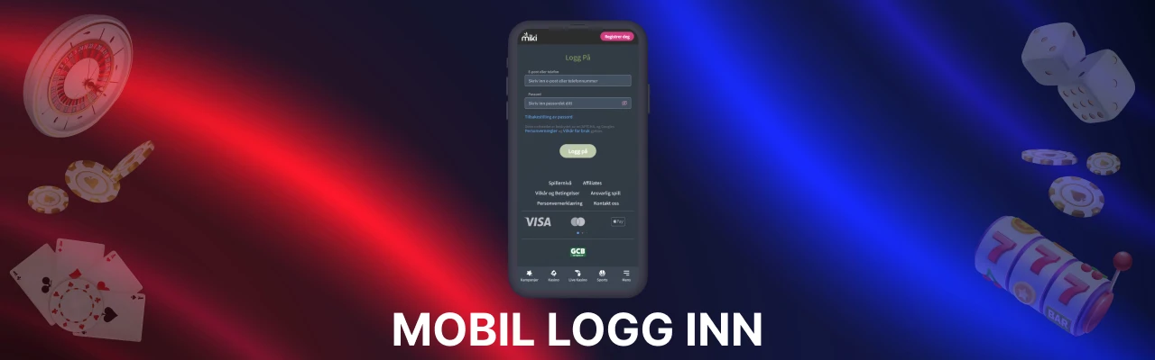 Miki mobil logg inn