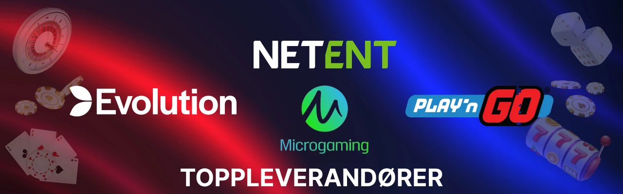 Toppleverandorer av live casino spill
